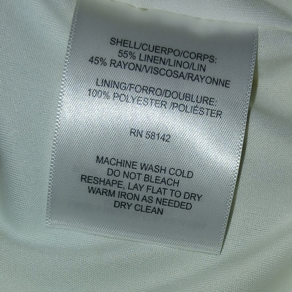 London Times Linen Blend Shift Dress​ - Picture 7 of 8